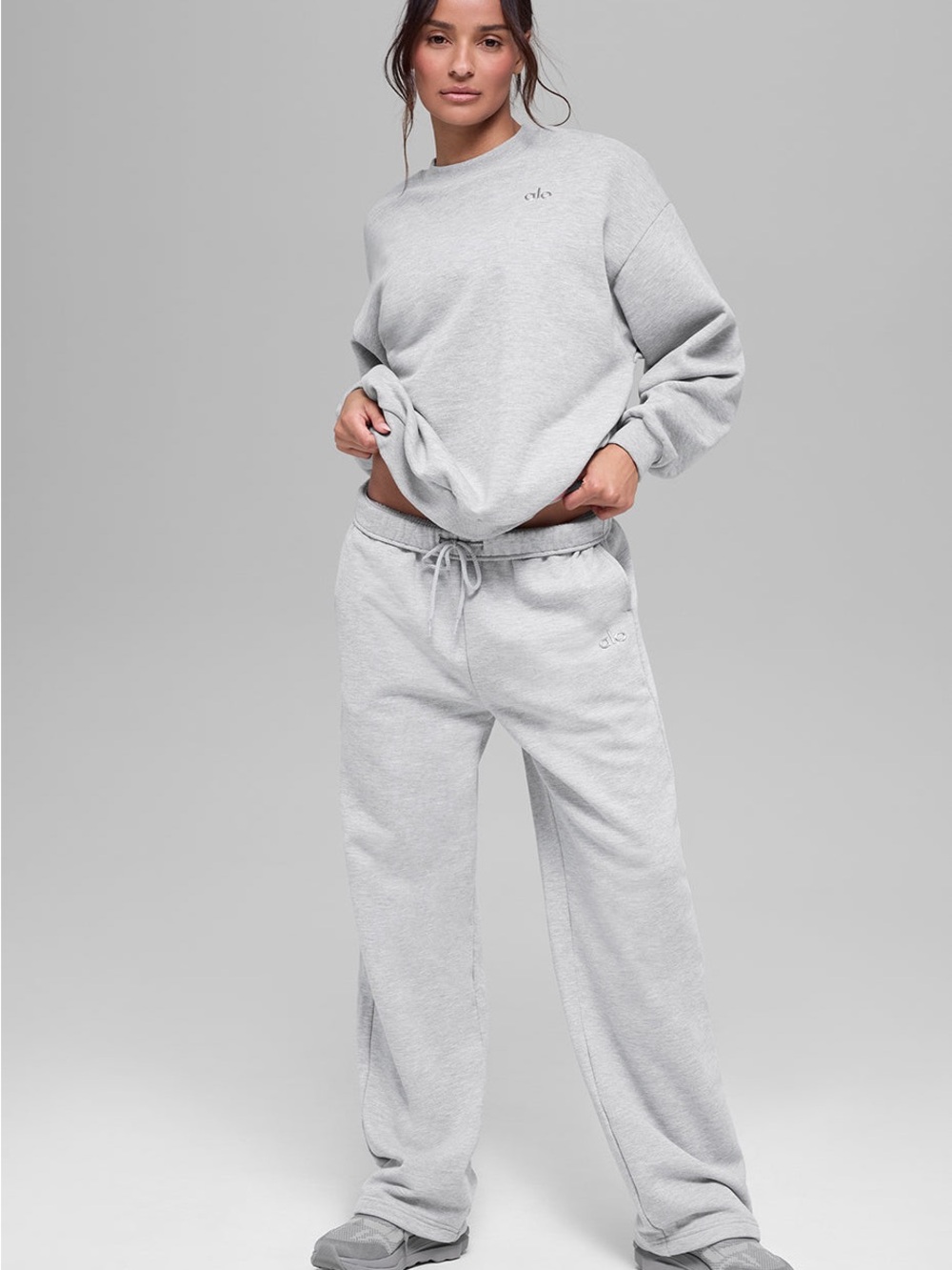 Alo Yoga Accolade Crew Neck Pullover $138 Retail